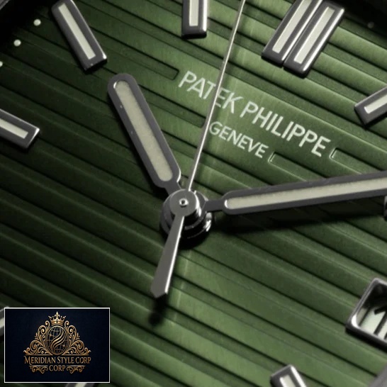 Pastek Philippe Nautilus Geneve Steel 5711_1A-014 Replica close dial view