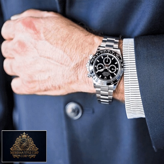 Rolex Daytona 116500ln-0002 Stainless Steel Oyster Replica on his arm