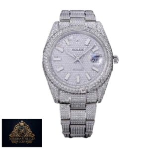 Rolex Datejust 116334 “Iced Out” Near Original Replica