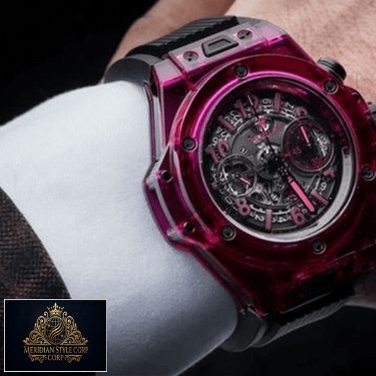 Hublot Big Bang Unico Red Sapphire 411.JR_.4901.RT Replica on the man wrist