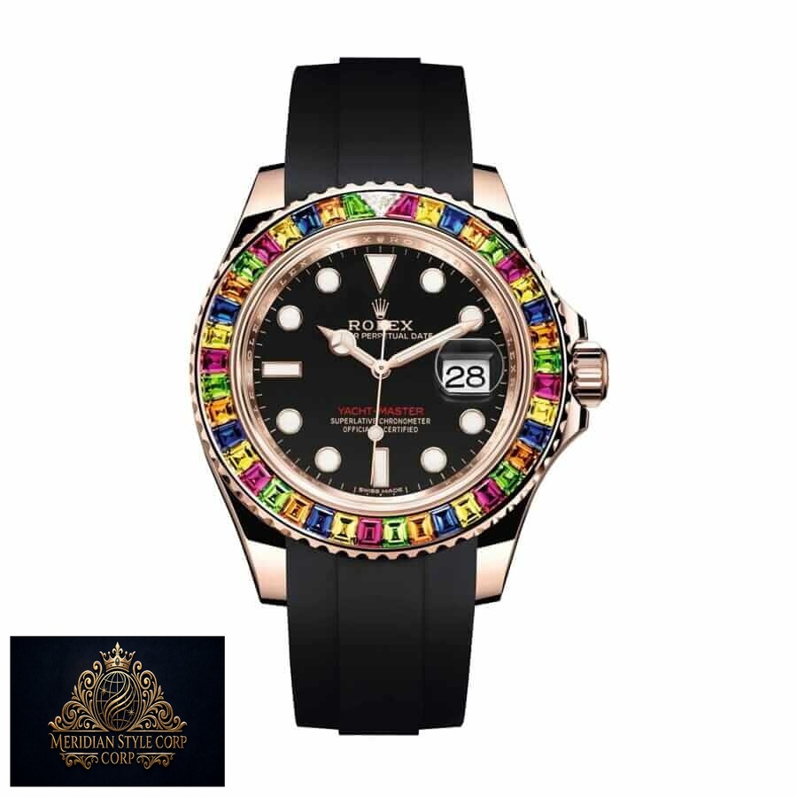 Rolex Yacht-Master Gem-Set Bezel 116695 Super Clone Quality