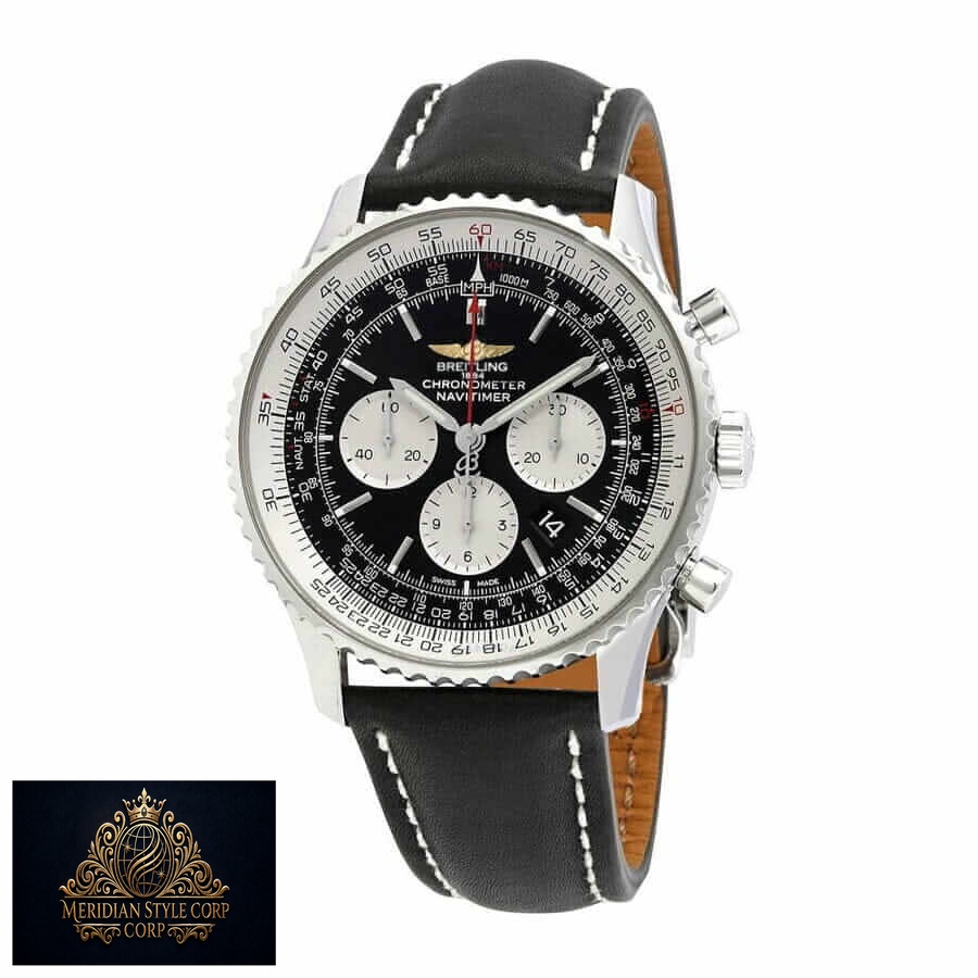 Breitling Navitimer B01 Chronograph 46 AB0127211B1X1 “Black Dial” Signature Copy Edition - Image 2