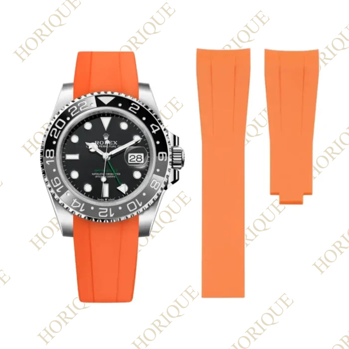 Rolex – GMT-Master – Rubber Strap – Orange - Image 4