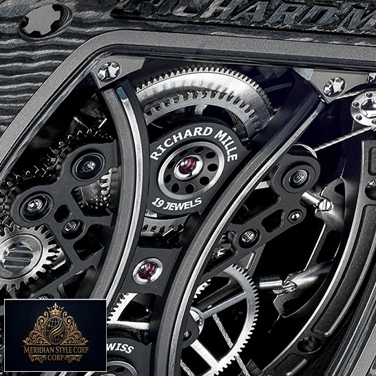 Richard Mille Tourbillion Pablo Mac 19 Jewels Replica mechanism view