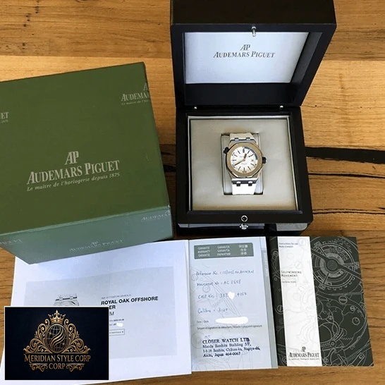 Audemars Piguet Royal Oak White Rubber Replica int the box & warranty card