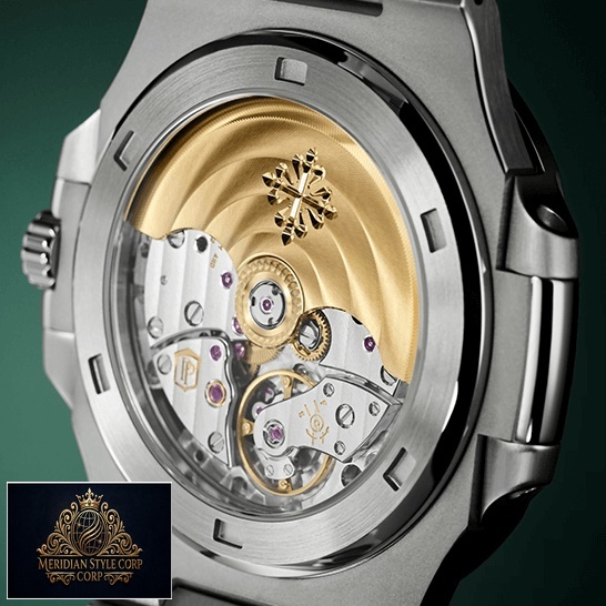 Patek Pyilippe Geneve Stainless Steel Case Replica mechanism view