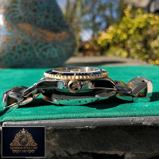 Rolex Submariner 16613 S.Steel Gold Crown Pusher Replica