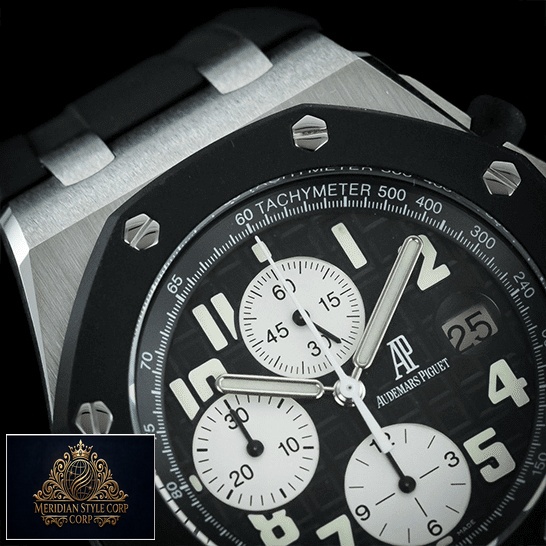 Audemars Piguet Royal Oak Black Dial Replica black background