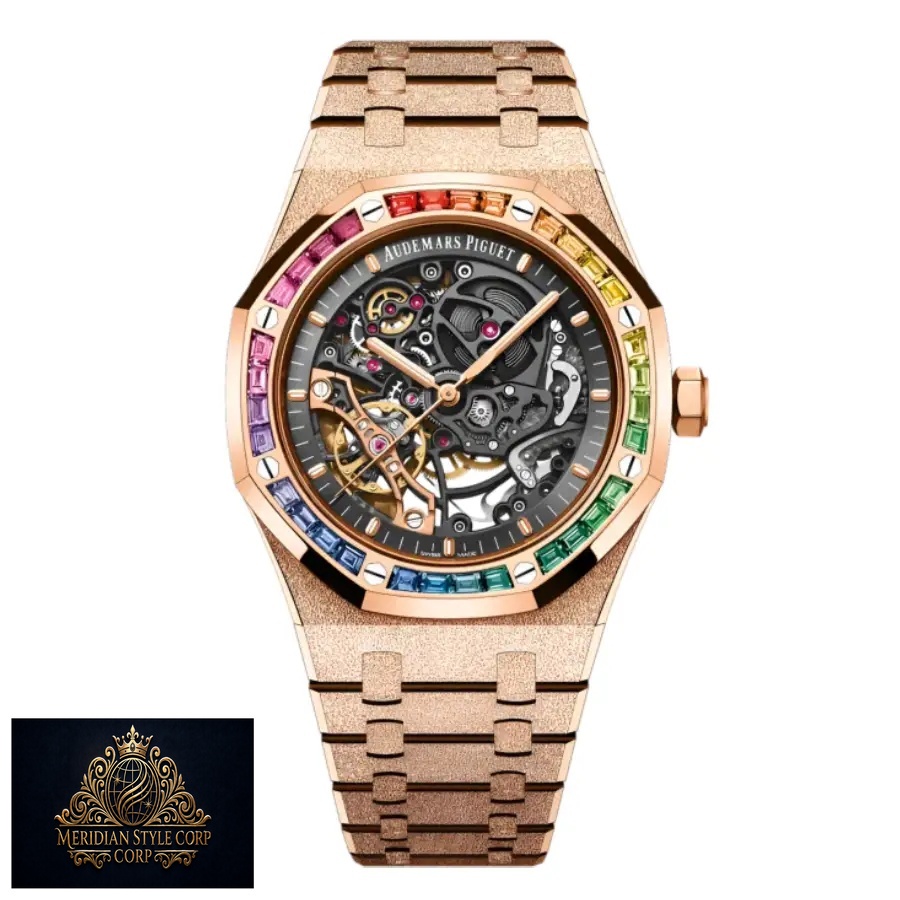 Audemars Piguet Royal Oak 15412OR.YG.1224OR.01-B “Rainbow” Master Replica 1:1