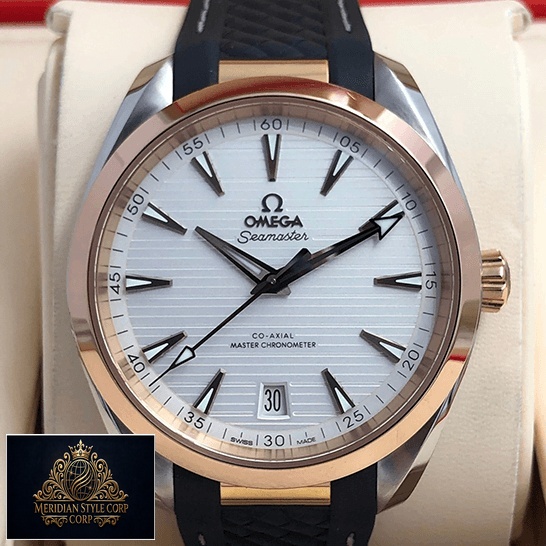 Omega Seamaster 220.22.41.21.02.001 White Dial Co Axıal Replica in the box