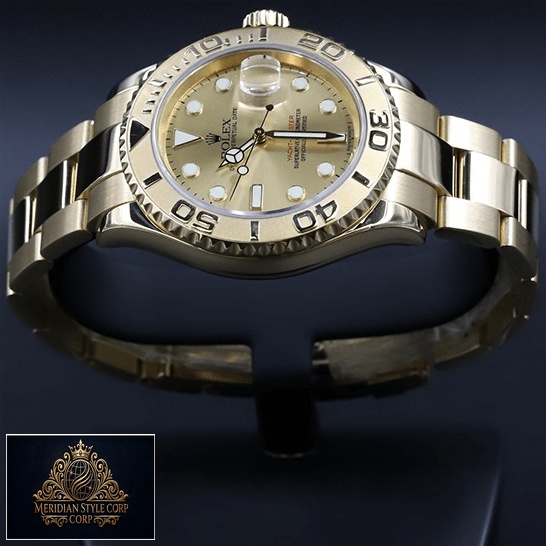 Rolex Yacht-Master 16628 Super Clone Quality rolex_yacht_master_16628_champagne_dial_oyster_replica_side