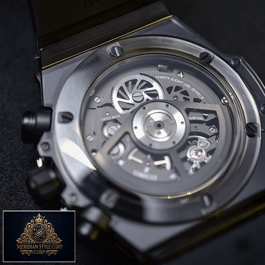 Hublot Big Bang 411.JB_.4901.RT Unico Sapphire Black Case Replica upside view