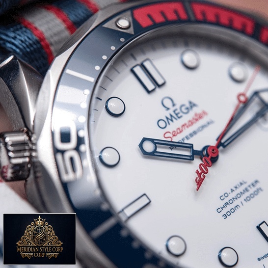 Omega Seamaster White Dial 212.32.41.20.04.001 Replica close view