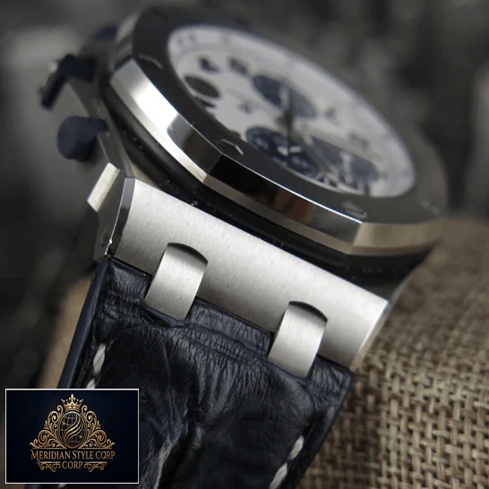 Audemars Piguet Royal Oak Offshore 26170ST.OO_.D305CR.01 Replica leather blue bracelet
