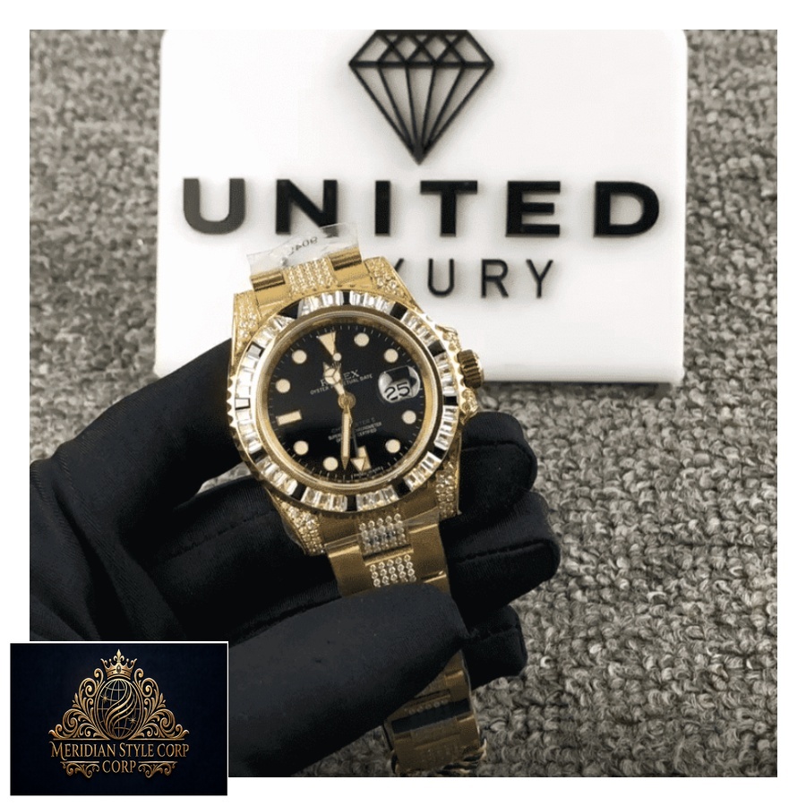 Rolex GMT-Master II 116748SANR “Iced Out” Luxury Clone Quality - Image 2
