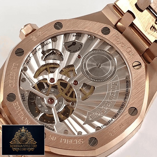 Audemars Piguet Royal Oak Tourbillion Gold Case Replica upside view