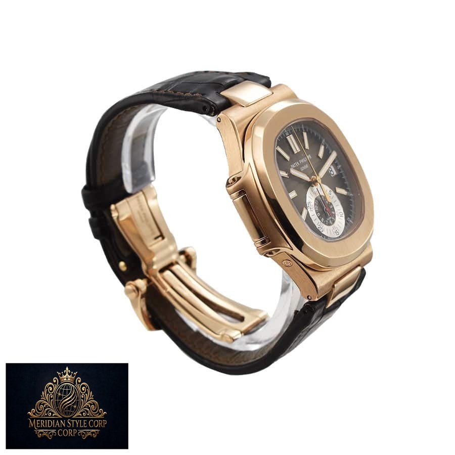 Patek Philippe Nautilus Chronograph Flyback 5980R-001 “Rose Gold” Premium Super Clone - Image 3