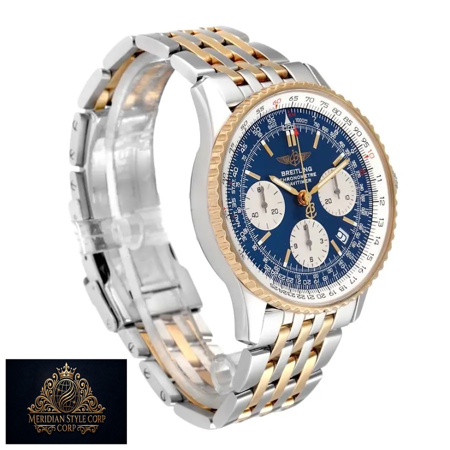 Breitling Navitimer B01 Chronograph D23322 “Steel&Gold” Premium Clone - Image 2