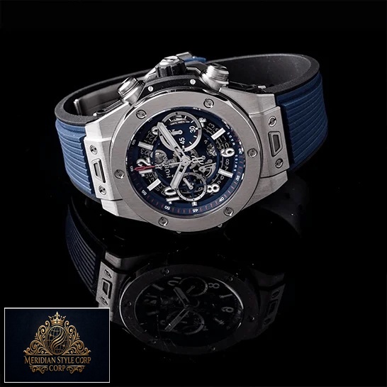 Hublot Big Bang Unico Blue 84.394.-5471.NL_.7112.RX Replica black background