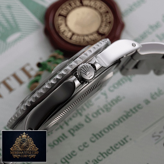Rolex GMT-Master II Coke 16710 Replica Stainless Steel Case & Crown Pusher