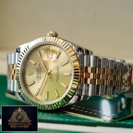 Rolex Datejust 116233 Yellow Gold Fluted Bezel Replica