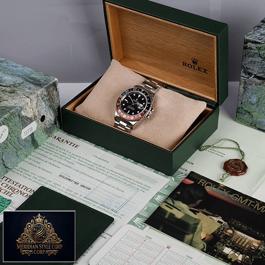 Rolex GMT-Master II Coke 16710 Replica in the Rolex Box & Guarantee Card