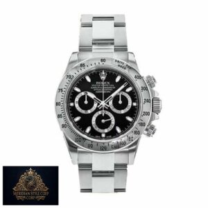 Rolex Daytona Cosmograph 116520 “Black Dial” Ultra Realistic Copy