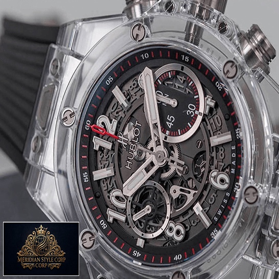 HUblot Big Bang Unico Magic Sapphire Replica crown / push button