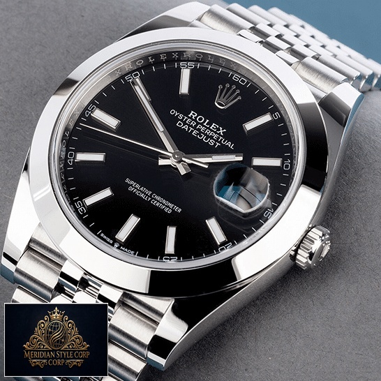 Rolex Datejust 11823 Steel Black Dial Jubilee Replica
