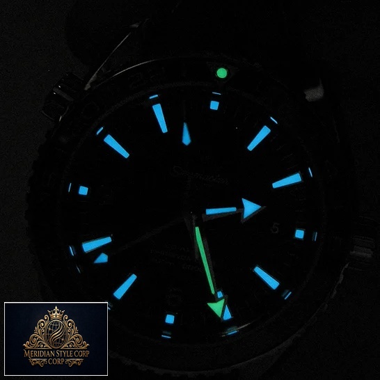 Omega Seamaster Planet Ocean Replica dial phosphor