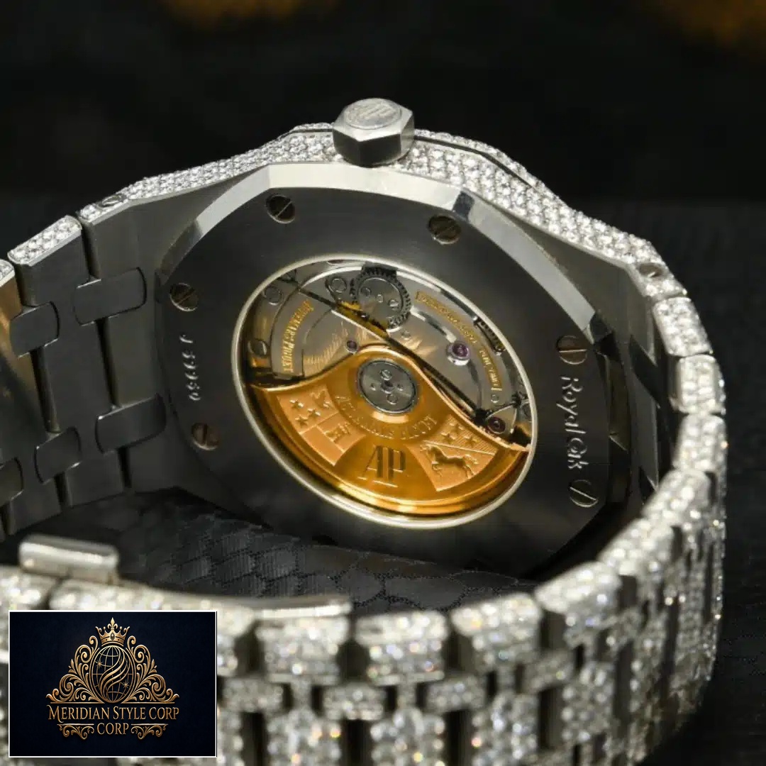 AP Royal Oak diamond 15500ST.OO.1220ST.04 Replica Stainless Steel Case