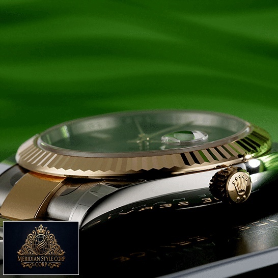 Rolex Datejust Gold Crown Pusher Replica