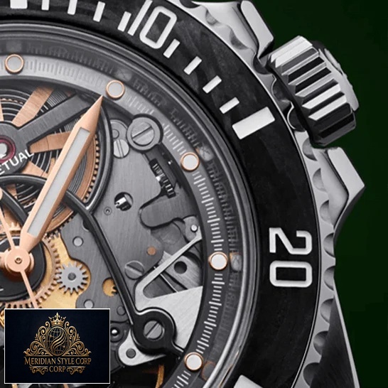 Rolex Oyster Skeleton Dial Steel 114200 Replica close view