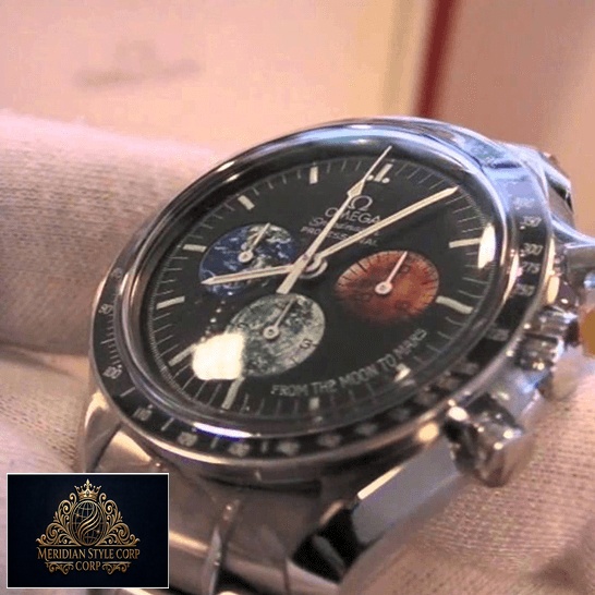 Omega Speedmaster From The Moon Mars Replica on the hand