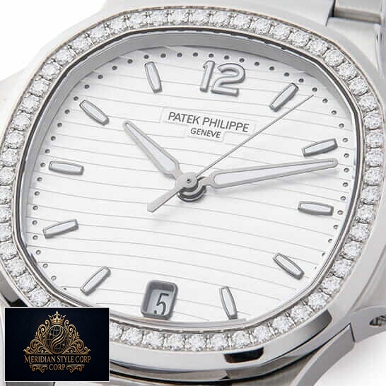Patek Philippe Nautilus 7118/1200A "Diamond Bezel" Mirror Clone Quality patek 7118 1200a unworn replica3
