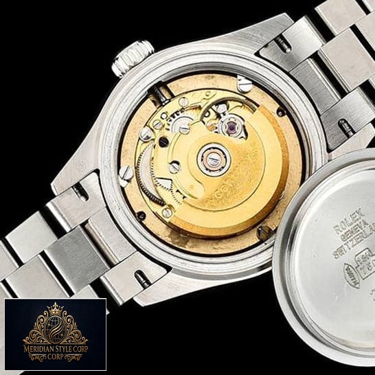 Rolex datejust replica stainless steel case and self-winding mechanism