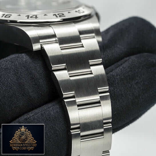 on the hand Rolex Explorer II 216570-0001 Stainless Steel Oyster Bracelet Replica