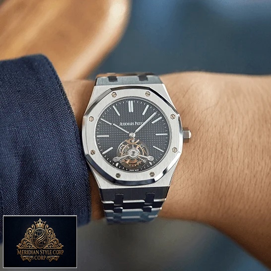 Audemars Piguet 26512ST.OO_.1220ST.01 Tourbillion Replica on the man wrist