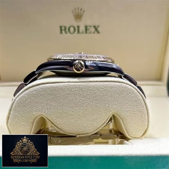 Rolex Datejust 126333-0005 Yellow Gold & Steel Case Crown Pusher Replica