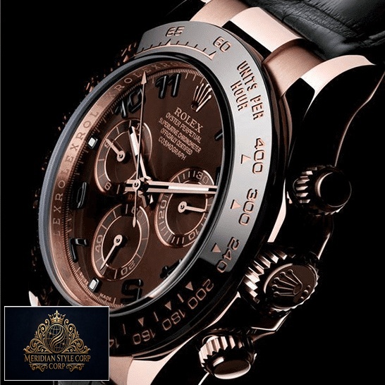 Rolex Daytona Cosmograph 116515LNBR Rose Gold Black Bezel Replica