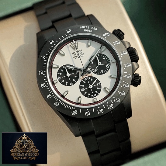 Rolex Blaken Cosmograph Daytona White Dial Paul Newman 116710LN Replica