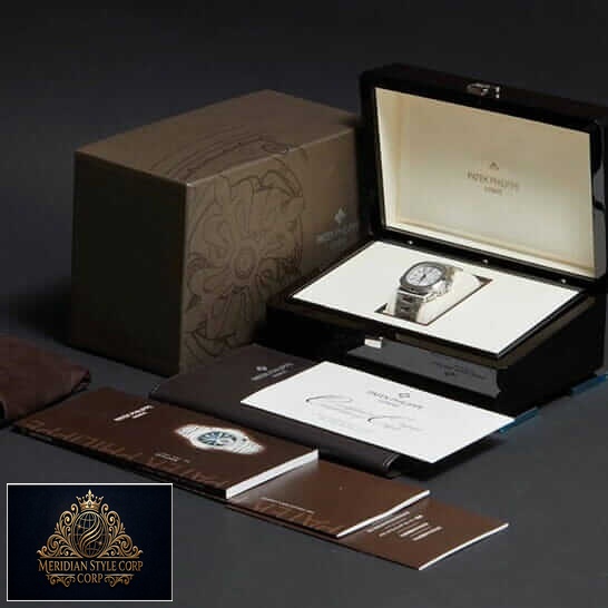Patek Philippe White Dial Chronograph Replica in the box