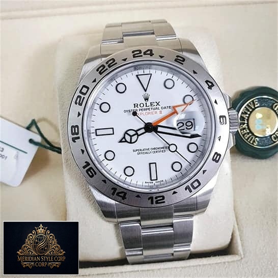 Rolex 216570 White Dial Replica in Rolex Box