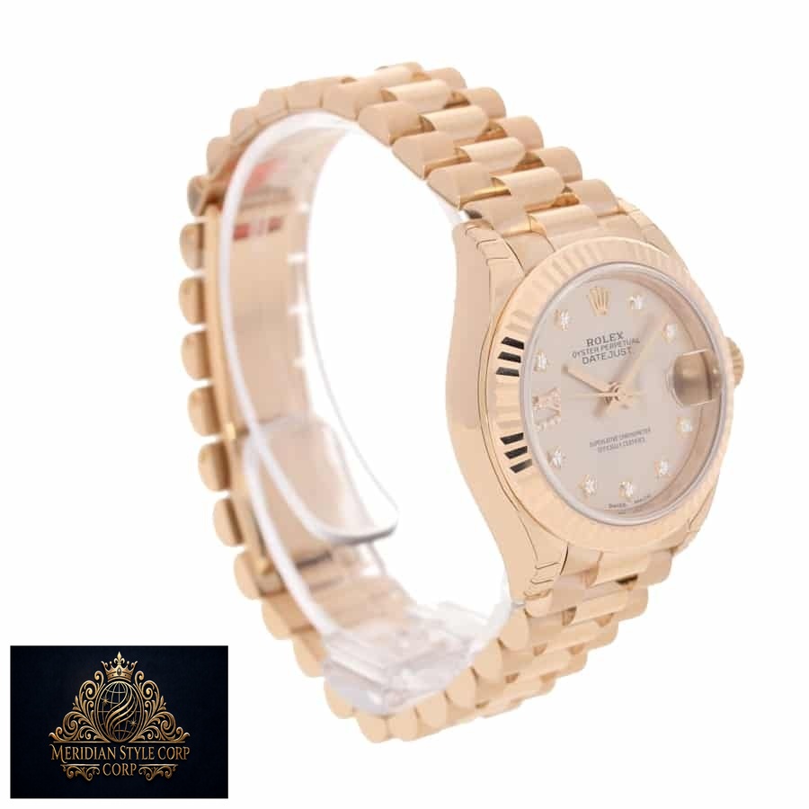 Rolex Lady-Datejust 279175 Everose Gold Authentic Copy 1:1 - Image 2