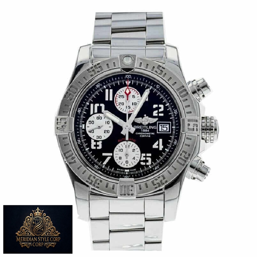 Breitling Super Avenger II A13370 “Black Dial” Premium Duplicate Edition