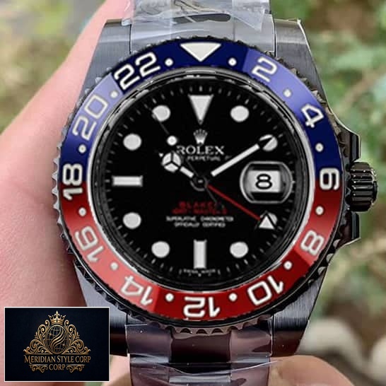 Rolex Pepsi Black 126710BLRO-0001 Two tone Bezel Replica