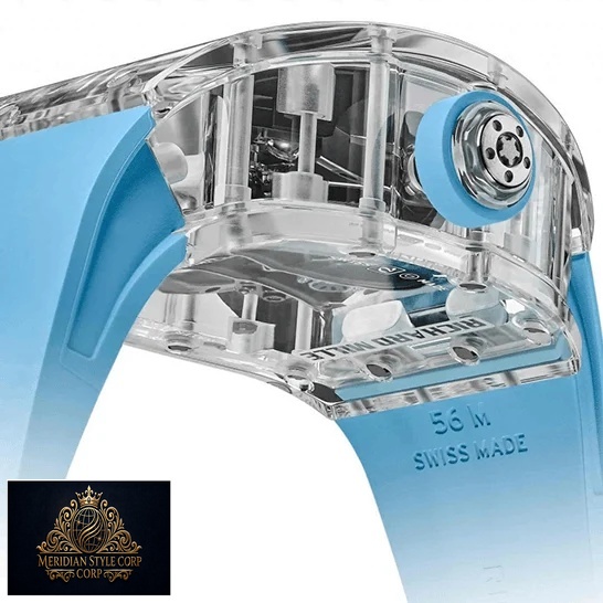 Richard Mille Tourbillion RM53-02 Sapphire Left Replica side view