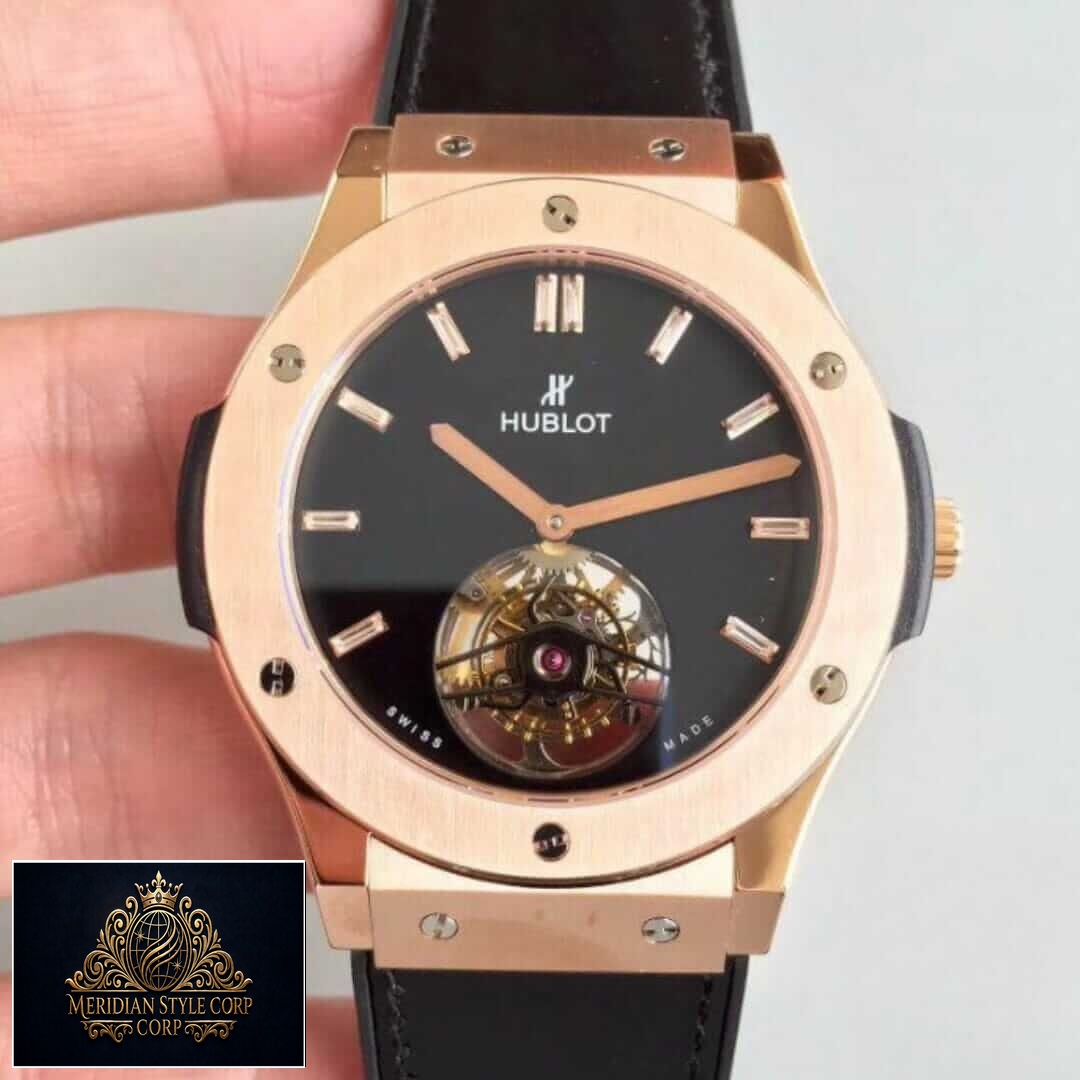 Hublot Big Bang Unico Tourbillon 505.OX.1180.LR "All Black" Deluxe Replica Edition Yeni Proje 3 5