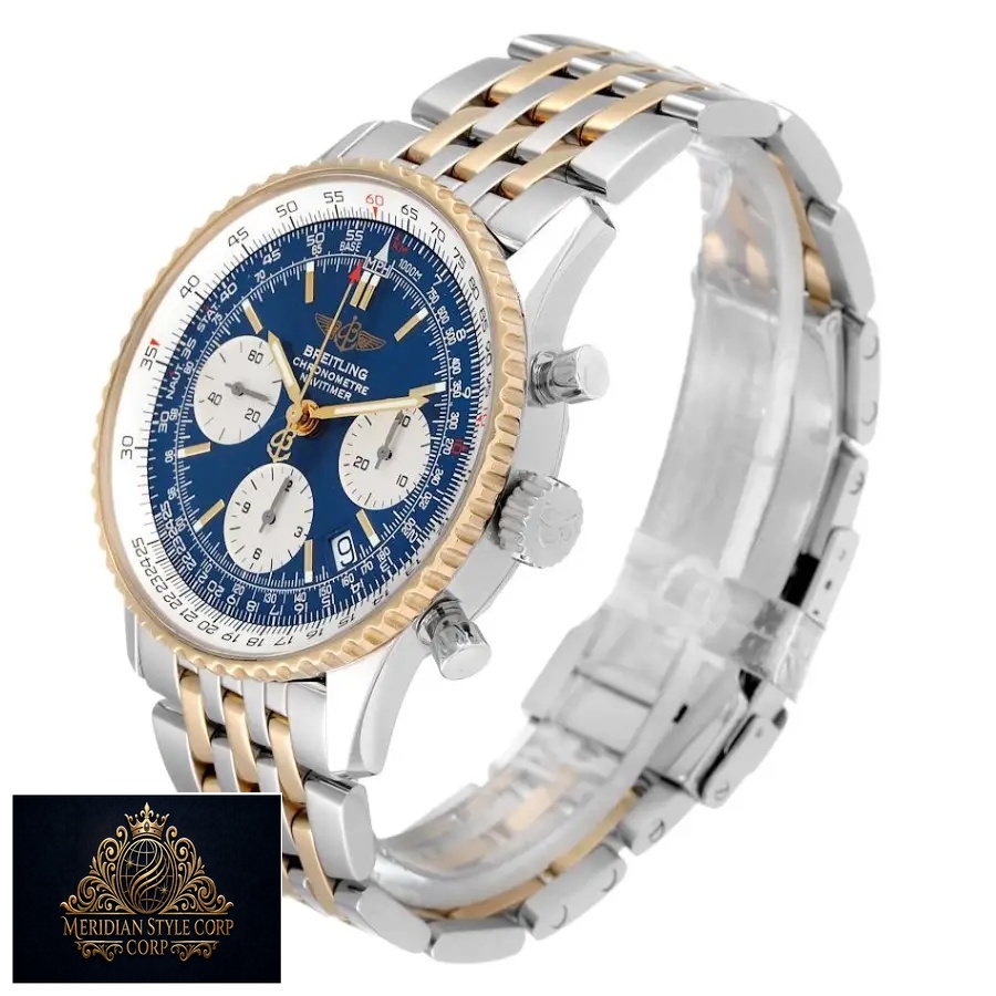Breitling Navitimer B01 Chronograph D23322 “Steel&Gold” Premium Clone - Image 3