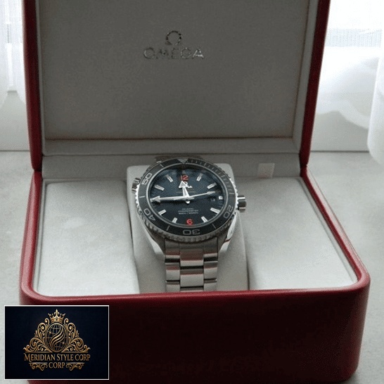 Omega Seamaster Planet Ocean Black Dial Replica in the box